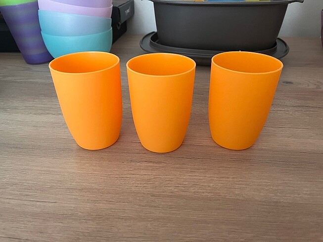  Beden Tupperware 3 lu bardak