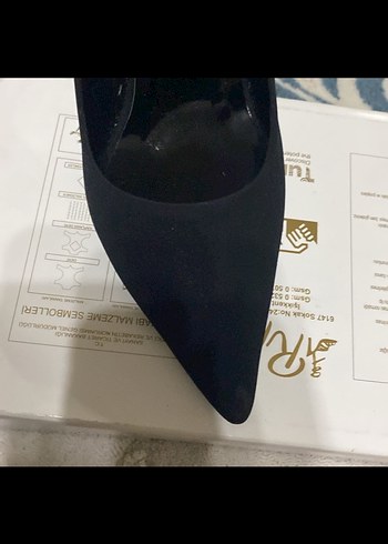 Siyah Modern Klasik Stiletto Topuklu Kadın Ayakkabı - Görsel 4