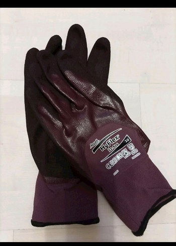 Beden Ansell HyFlex 11-926 Kahverengi Erkek İş Eldiveni