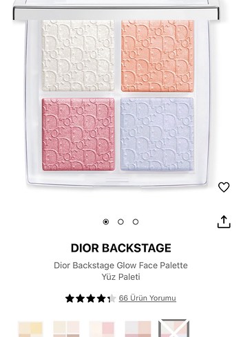 Dior Backstage Glow Yüz Paleti