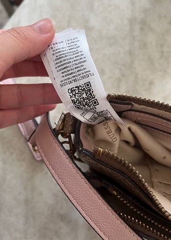 Guess Pembe Zincir Detaylı Deri Kadın Çanta - Görsel 3