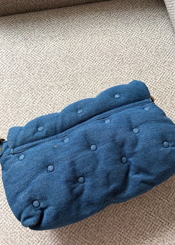 Zara Denim Zincir Detaylı Çanta - Görsel 3