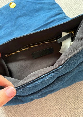 Zara Denim Zincir Detaylı Çanta - Görsel 2