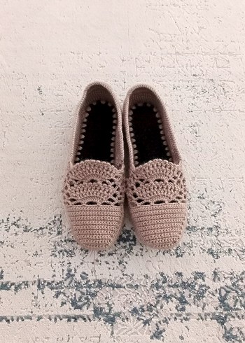 örgü babet patik - Görsel 2