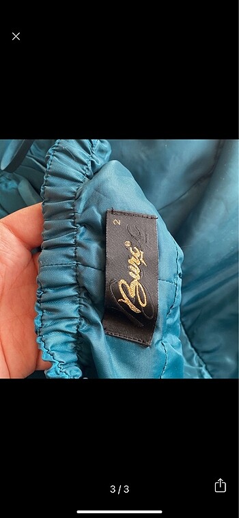 Burç Petrol Mavisi Kuyruklu Abiye - Görsel 3