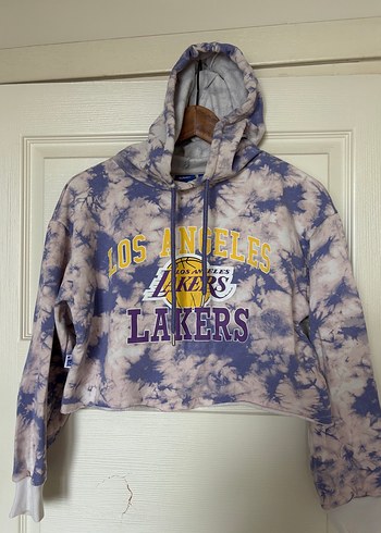 Defacto Los Angeles Lakers Baglamali Kapusonlu Sweatshirt