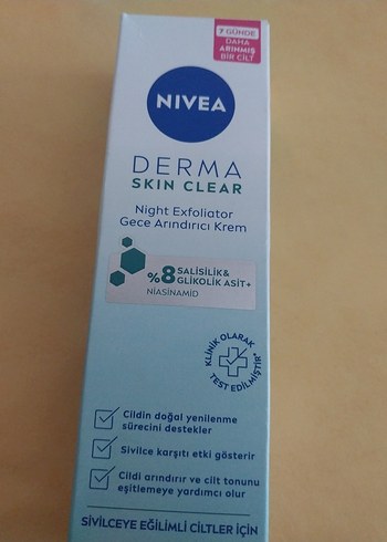 Beden Renk Nivea Derma Skin Clear Gece Arındırıcı Krem