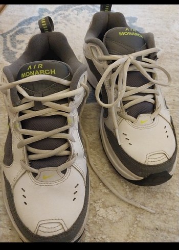 Nike monarc Beyaz Bağcıklı unisex Spor Ayakkabı - Görsel 3