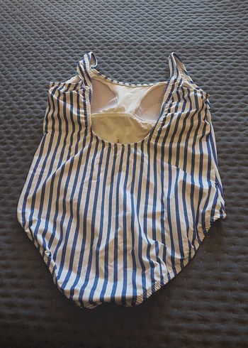 koton Çizgili ve Yazılı Kadın Mayo - Görsel 2