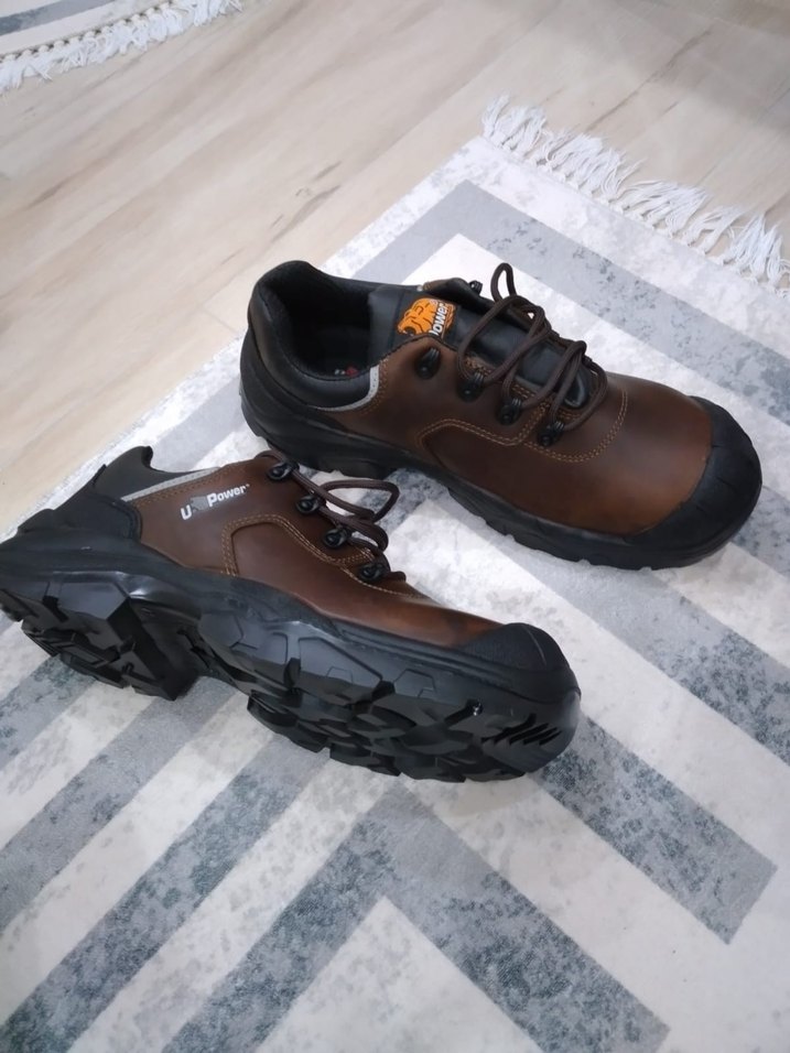 Turuncu Detaylı siyah Outdoor Erkek Ayakkabı - Görsel 4