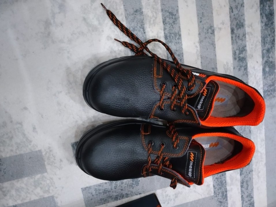 Turuncu Detaylı siyah Outdoor Erkek Ayakkabı - Görsel 3