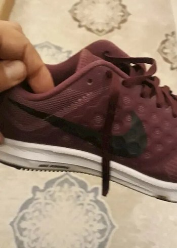 NIKE Bordo Bağcıklı Spor unisex Sneakers - Görsel 4