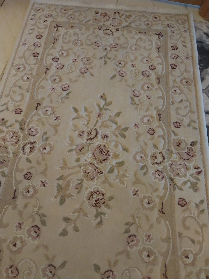 Bej Nakışlı Klasik Halı yolluk - Görsel 5