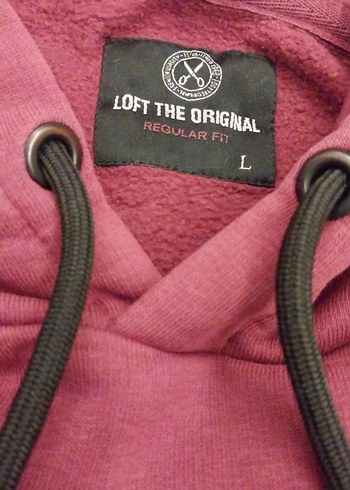 loft Bordo Kapüşonlu Salaş Kadın Sweatshirt - Görsel 3