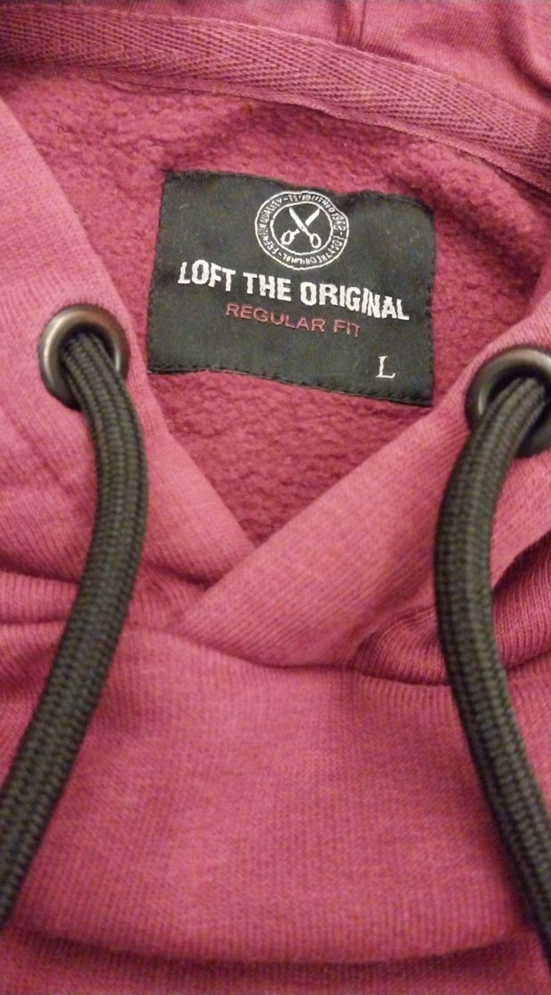 loft Bordo Kapüşonlu Salaş Kadın Sweatshirt - Görsel 3