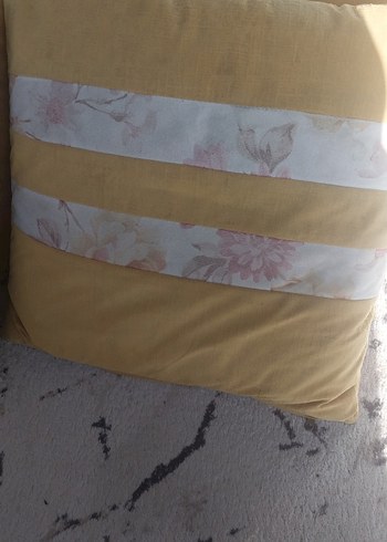 Bohem Sarı Dekoratif Yastık Kılıfı - Görsel 2