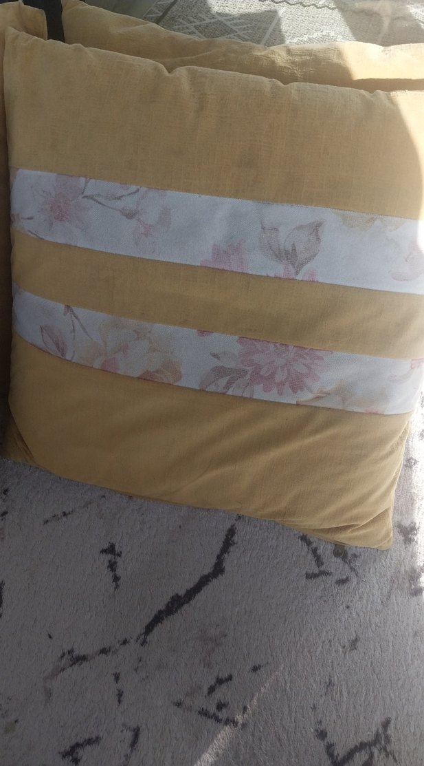 Bohem Sarı Dekoratif Yastık Kılıfı - Görsel 2