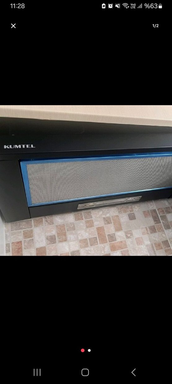 Kumtel Mavi Davlumbaz Çekmeceli Model - Görsel 2