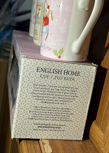 Pastel Renkli Pembe Desenli Kupa Seti - Görsel 4