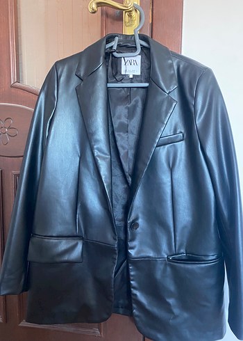 Zara zara deri blazer