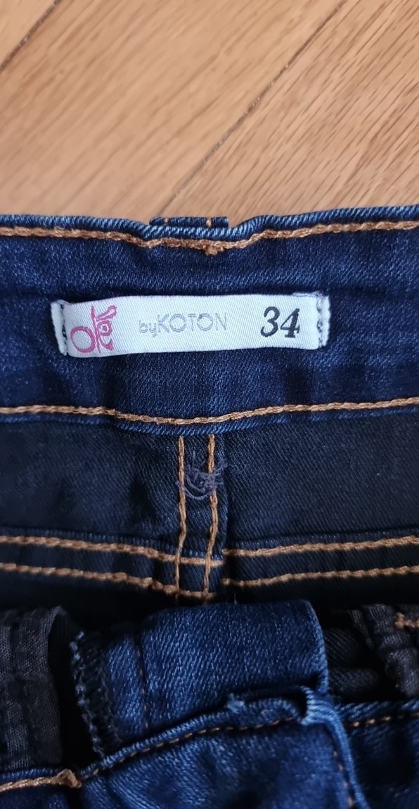 Koton Denim Mini Etek - Görsel 3
