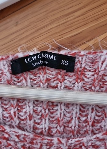 Kırmızı Örme Kazak - Görsel 3