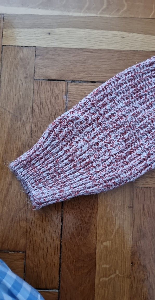 Kırmızı Örme Kazak - Görsel 4