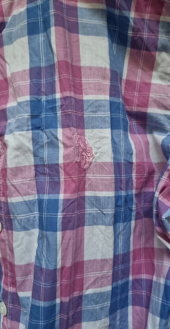 Kareli Renkli US Polo Gömlek - Görsel 2