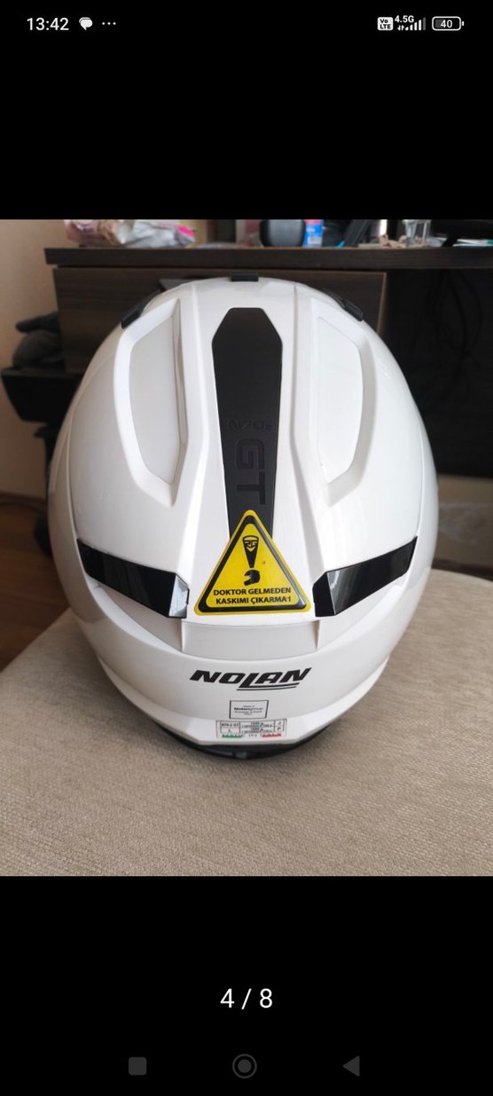 Nolan n70gt kask motor motosiklet kaskı - Görsel 5