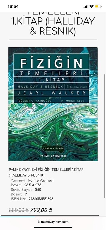 Fiziğin Temelleri 1