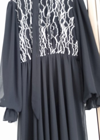 Diğer Siyah Uzun Gotik Kadın Elbise