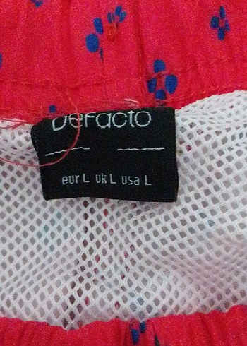 Renkli Kırmızı Bağcıklı deniz şortu - Görsel 2