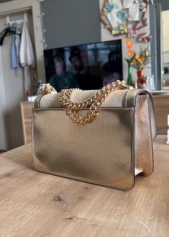 Beden Michael Kors Altın Renkli Deri Kadın Omuz Çantası