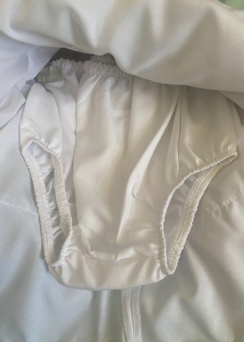 Kız Çocuk Pudra Çiçekli Fırfırlı Elbise - Görsel 8