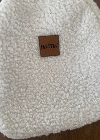 Beden Beyaz Peluş Bebek Çantası