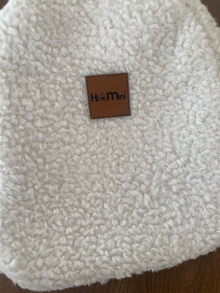 Beyaz Peluş Bebek Çantası - Görsel 2