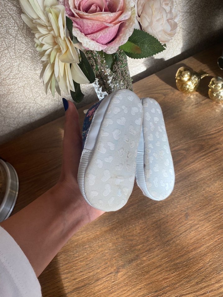 Çiçek Desenli Renkli Kız Çocuk Spor Ayakkabı - Görsel 3