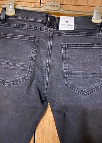 Erkek kot pantolon siyah - Görsel 4