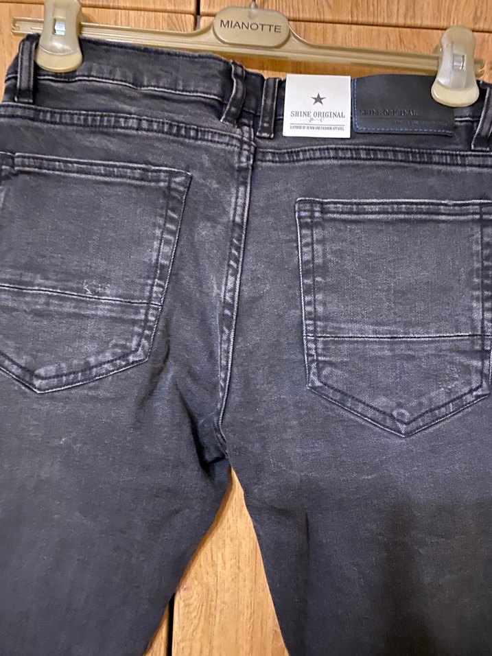 Erkek kot pantolon siyah - Görsel 4