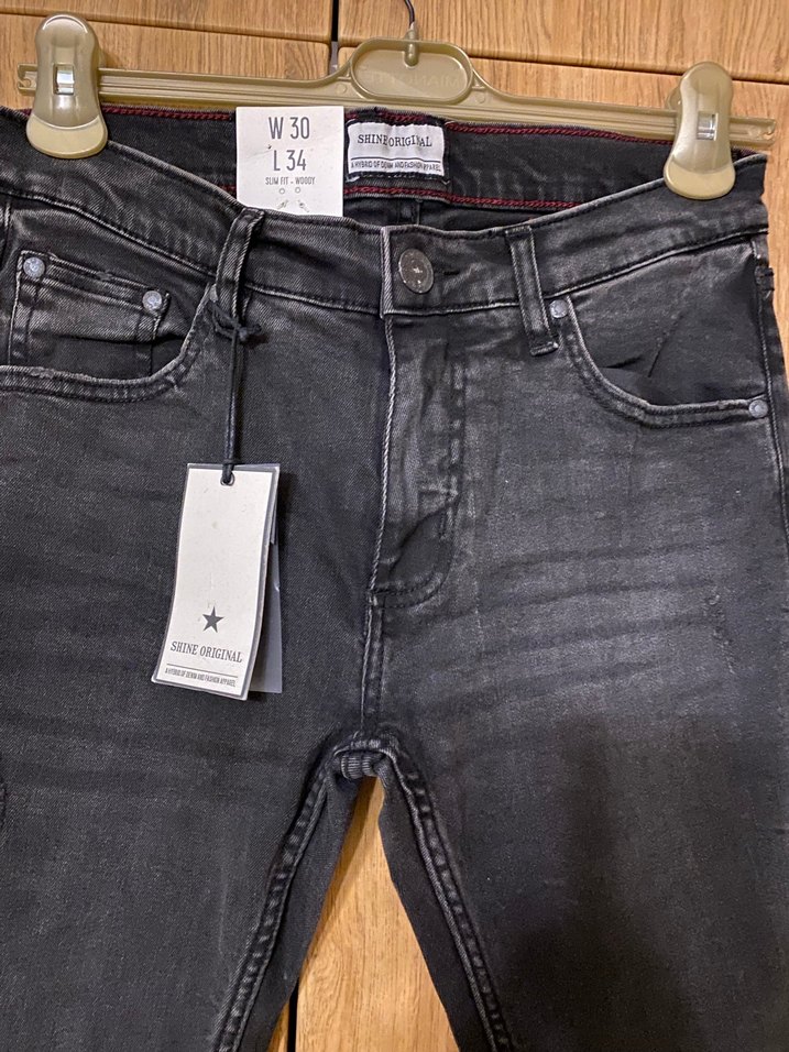 Erkek kot pantolon siyah - Görsel 2