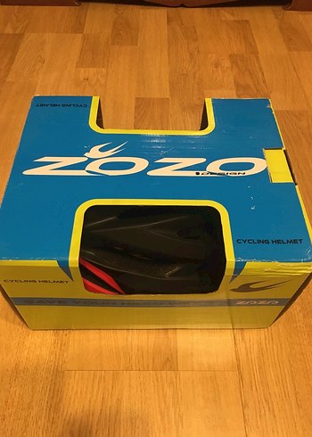 Kırmızı Siyah  bisiklet kaskı zozo  marka L beden - Görsel 3