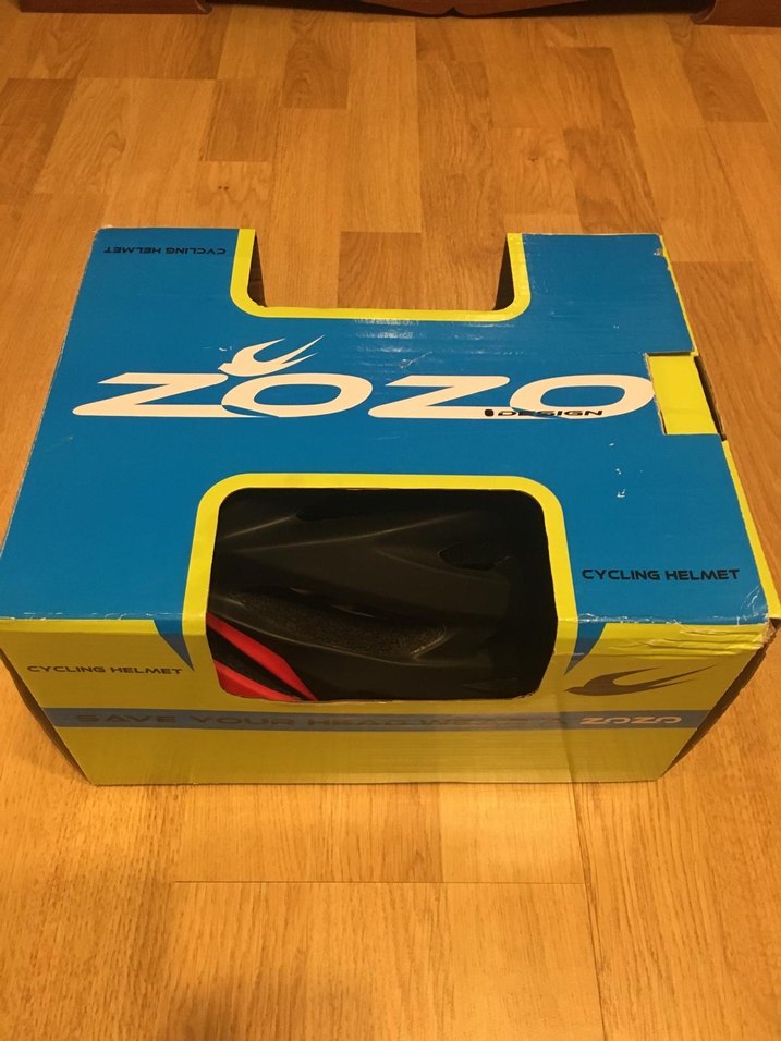 Kırmızı Siyah  bisiklet kaskı zozo  marka L beden - Görsel 3