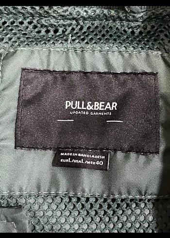 Pull&Bear L beden erkek mont - Görsel 3