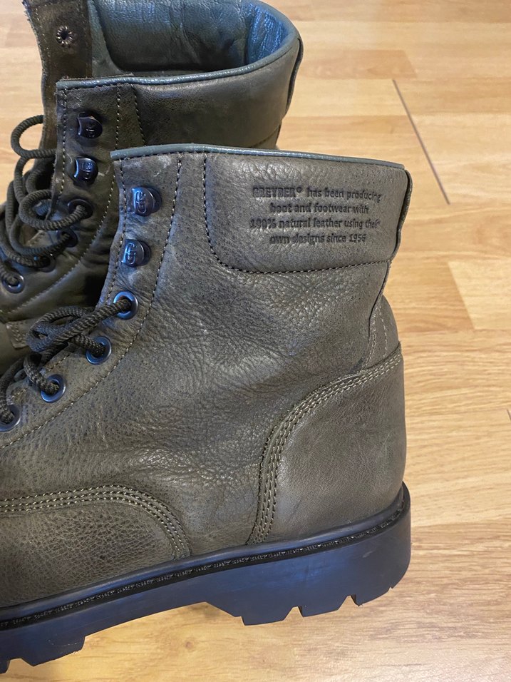 Deri  Greyder erkek bot 44 - Görsel 5