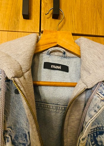 Mavi jeans erkek kot ceket S beden - Görsel 4