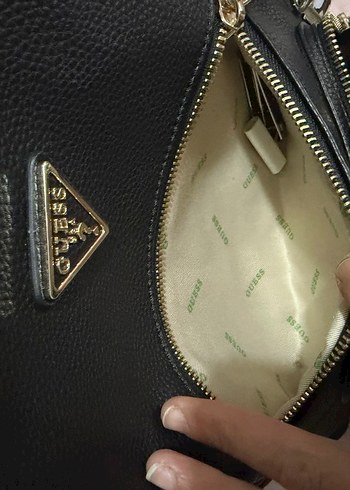 Siyah Parlak Deri Kadın Sırt Çantası - Görsel 5