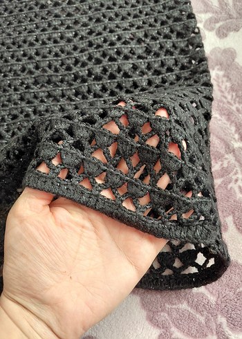 Gri Düğmeli Örgü Süveteri hırka - Görsel 2