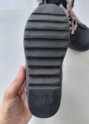 Kız Çocuk Gri Kürklü Botlar - Görsel 2