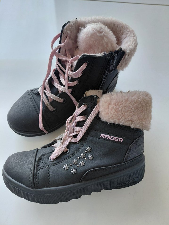 Kız Çocuk Gri Kürklü Botlar - Görsel 3