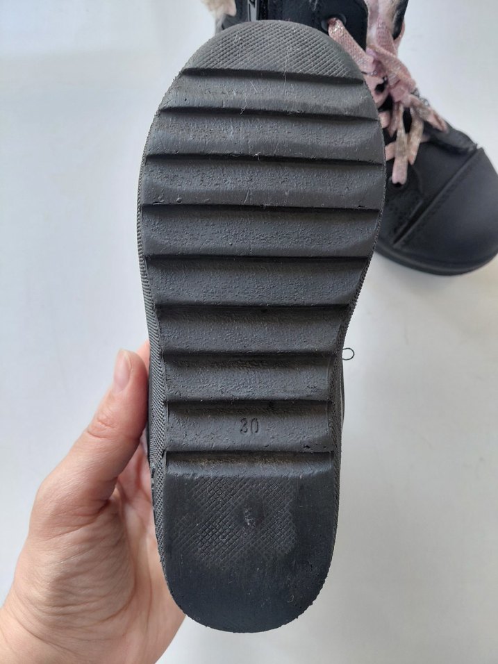 Kız Çocuk Gri Kürklü Botlar - Görsel 2